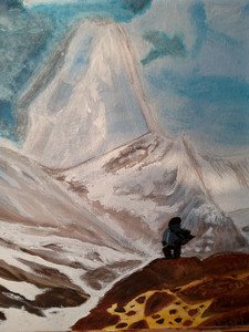 Christine P, Mountain vista, large canvas, acrylic_.jpg